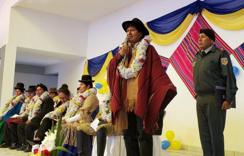 Evo Morales denuncia el intento de golpe de Estado de la derecha violenta