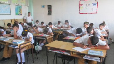 estudiadiantes de noveno grado en preparación