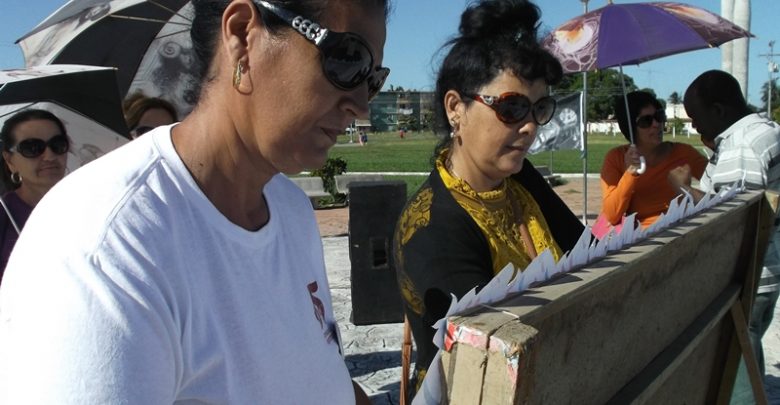 Delia Martínez Menéndez, secretaria municipal de la FMC Sandino