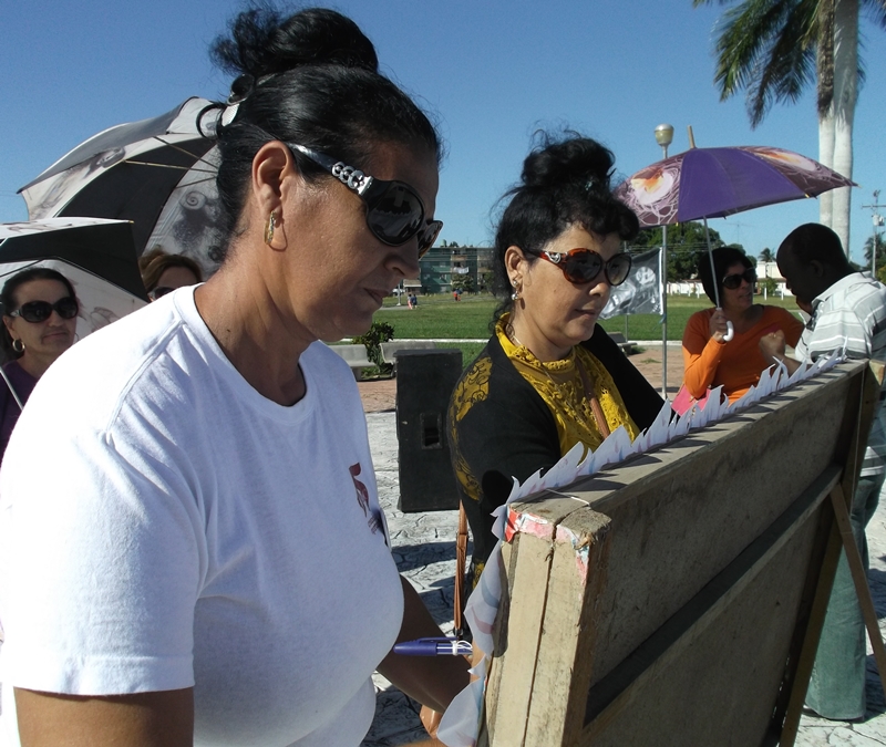Delia Martínez Menéndez, secretaria municipal de la FMC Sandino