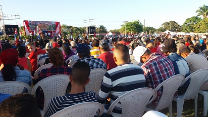 Acto nacional por el Aniversario 60 de la entrega de tierras a los campesinos en Las Martinas