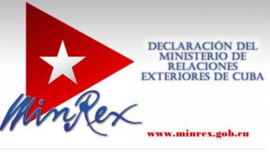 Declaración del Ministerio de Relaciones Exteriores de Cuba