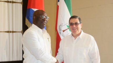 Canciller cubano recibió a su homólogo de Guinea Ecuatorial