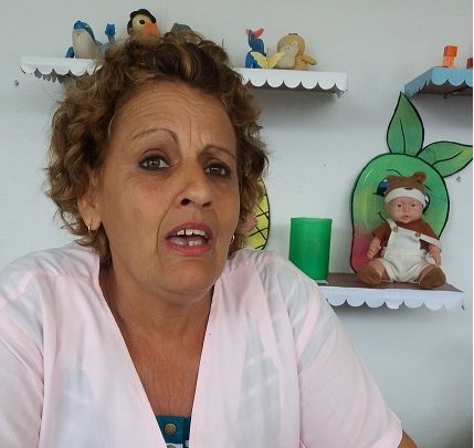 Licenciada Marisol Calero Tamarit, Educadora del Círculo Infantil Amanecer de Octubre del municipio de Sandino, para quien los círculos infantiles son centros de amor