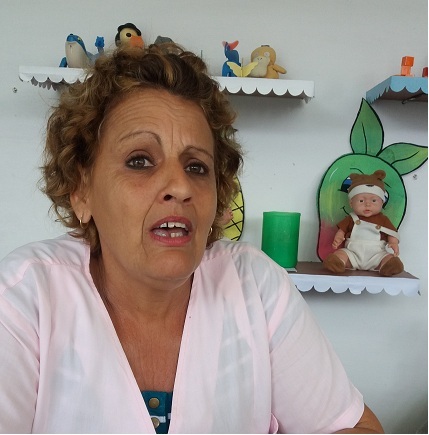 Licenciada Marisol Calero Tamarit, Educadora del Círculo Infantil Amanecer de Octubre del municipio de Sandino, para quien los círculos infantiles son centros de amor