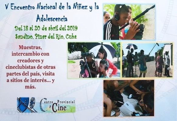 Cartel promocional del V Encuentro Nacional de la Niñez y la Adolescencia