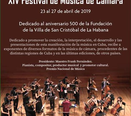 XIV edición del Festival de Música de Cámara