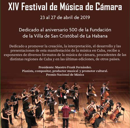 XIV edición del Festival de Música de Cámara
