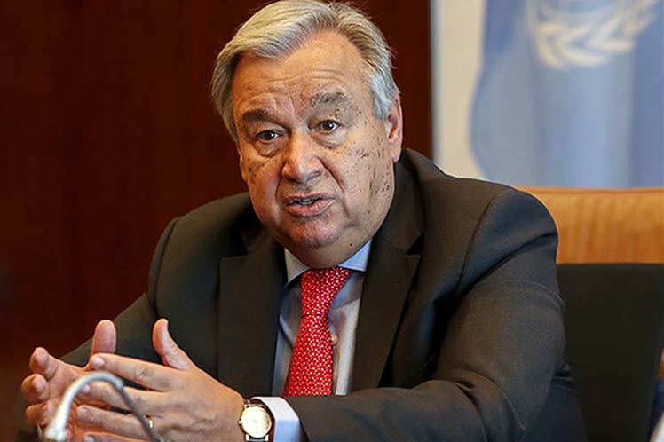 Antonio Guterres Secretario General de la ONU