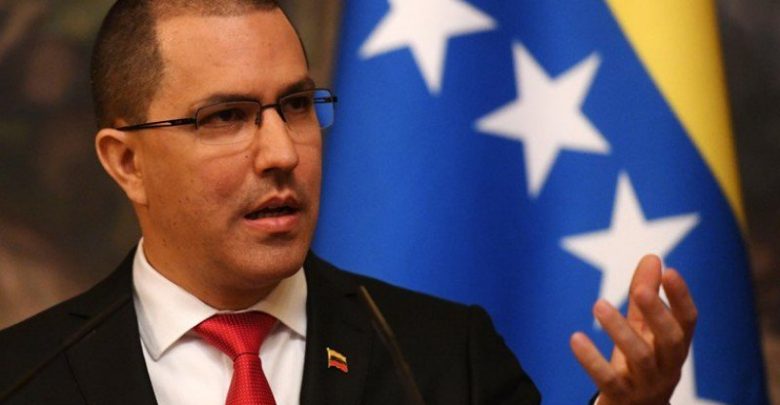 Canciller de Venezuela Jorge Arreaza condena la injerencia estadounidense en su país