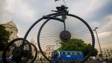 Escueltura “Contra viento y marea” ubicada en La Habana Vieja