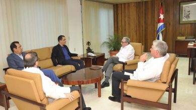 Recibieron Raúl y Díaz-Canel al Canciller de Venezuela