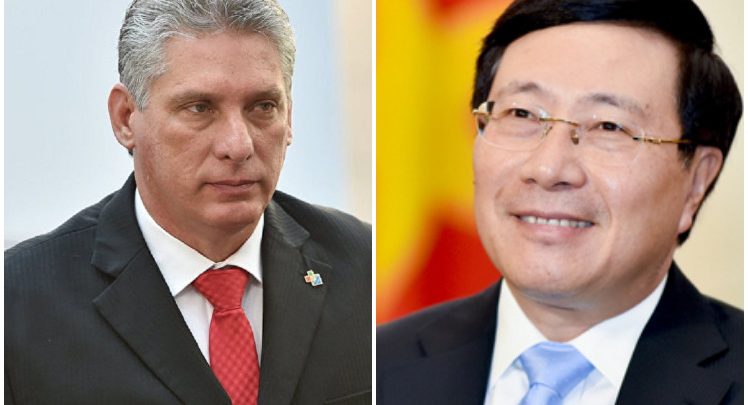 Díaz-Canel recibirá a viceprimer ministro de Vietnam