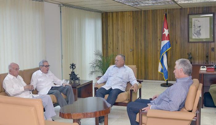 Recibieron Raúl, Díaz-Canel y Machado al Presidente de la Asamblea Nacional Constituyente de Venezuela