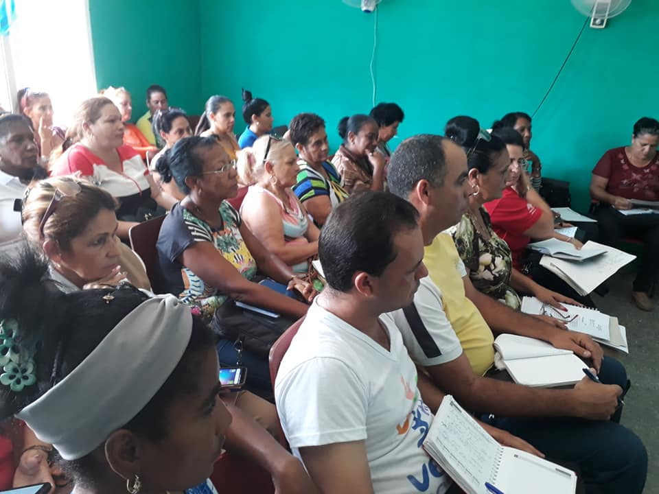 Tuvo lugar en Sandino Pleno Municipal de la Federación de Mujeres Cubanas