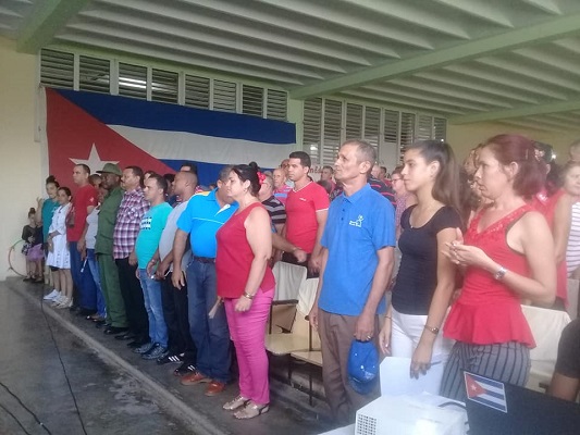 Acto de fin de curso escolar 2018-2019 en Sandino