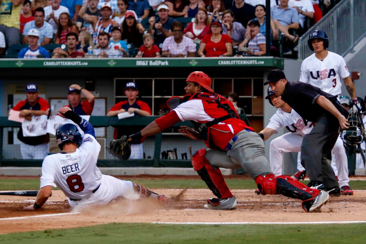 tope de béisbol estados unidos cuba