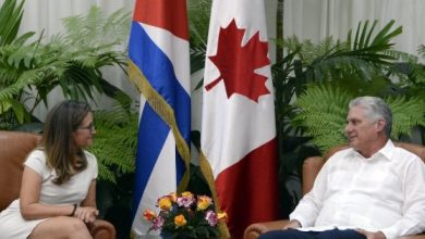 Díaz-Canel ministra canadá