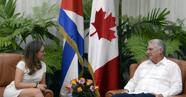 Díaz-Canel ministra canadá