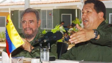 Fidel Castro y Hugo Chávez en en municipio de Sandino el 21 de agosto de 2005