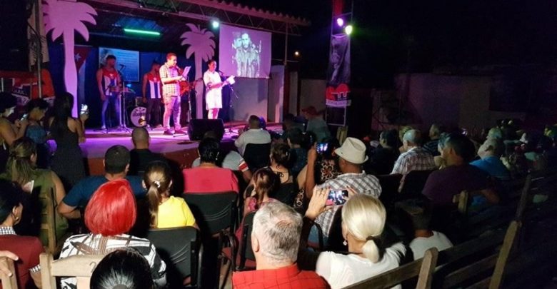Velada cultural, “Contigo siempre Fidel” en Sandino