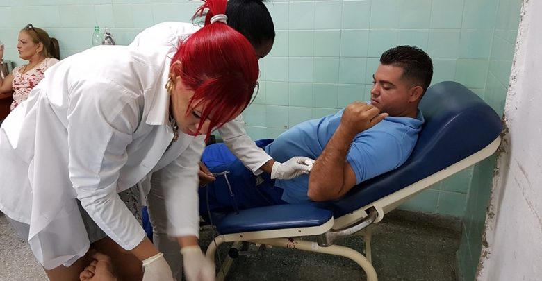 Realizan donación masiva de sangre en Sandino