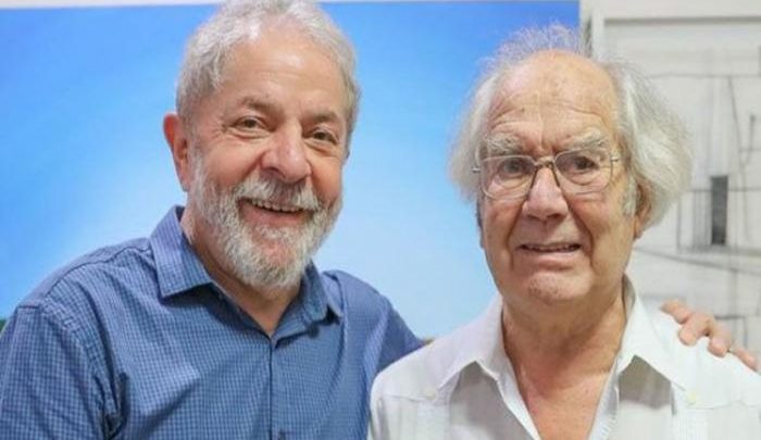 Recibe Lula la visita de Pérez Esquivel