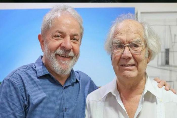 Recibe Lula la visita de Pérez Esquivel