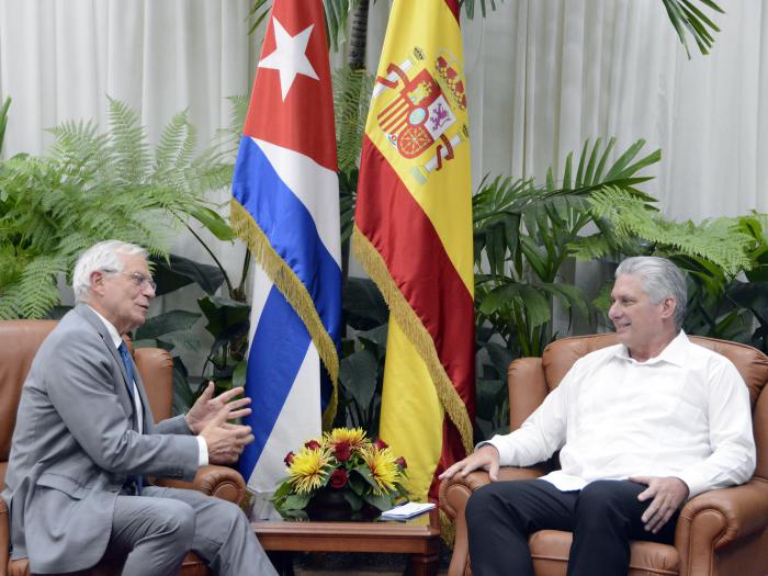 Recibió Díaz-Canel al Ministro de Asuntos Exteriores de España Josep Borrell Fontelles