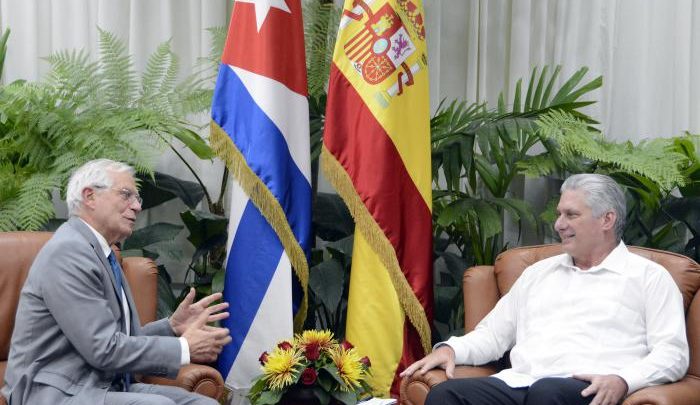 Recibió Díaz-Canel al Ministro de Asuntos Exteriores de España Josep Borrell Fontelles