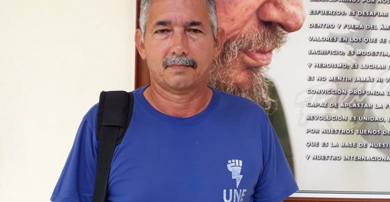 Elio Mezquía Pérez director de la Organización Básica Eléctrica en Sandino