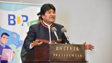 Evo Morales, presidente de Bolivia