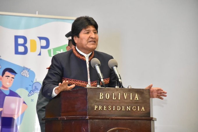 Evo Morales, presidente de Bolivia