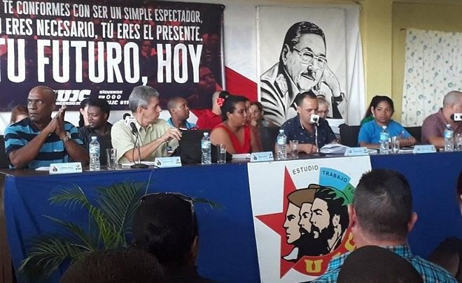 Asamblea de Balance XI Congreso de la UJC en Sandino