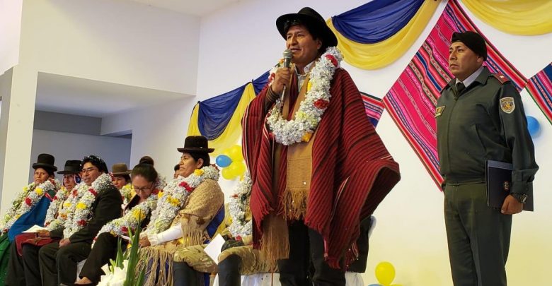 Evo Morales denuncia el intento de golpe de Estado de la derecha violenta
