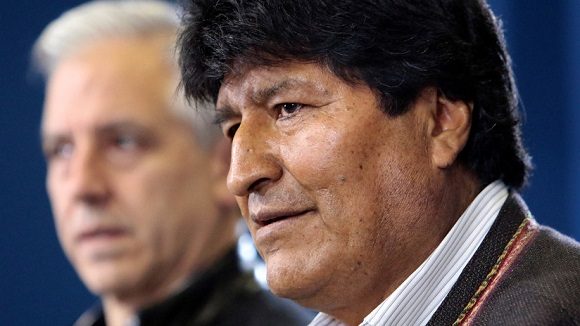 evo morales dimisión