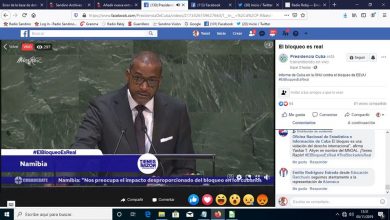 Representante de Namibia plantea su preocupación en la incidencia del bloqueo sobre Cuba