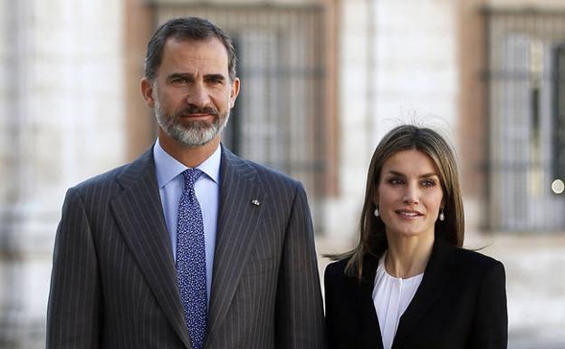 Felipe VI, Rey de España, y su esposa, la Reina Doña Letizia Ortiz Rocasolano