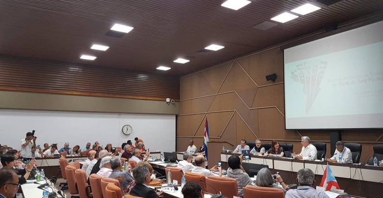 Reunión del Grupo de Trabajo del Foro de Sao Paulo sesionó en Cuba