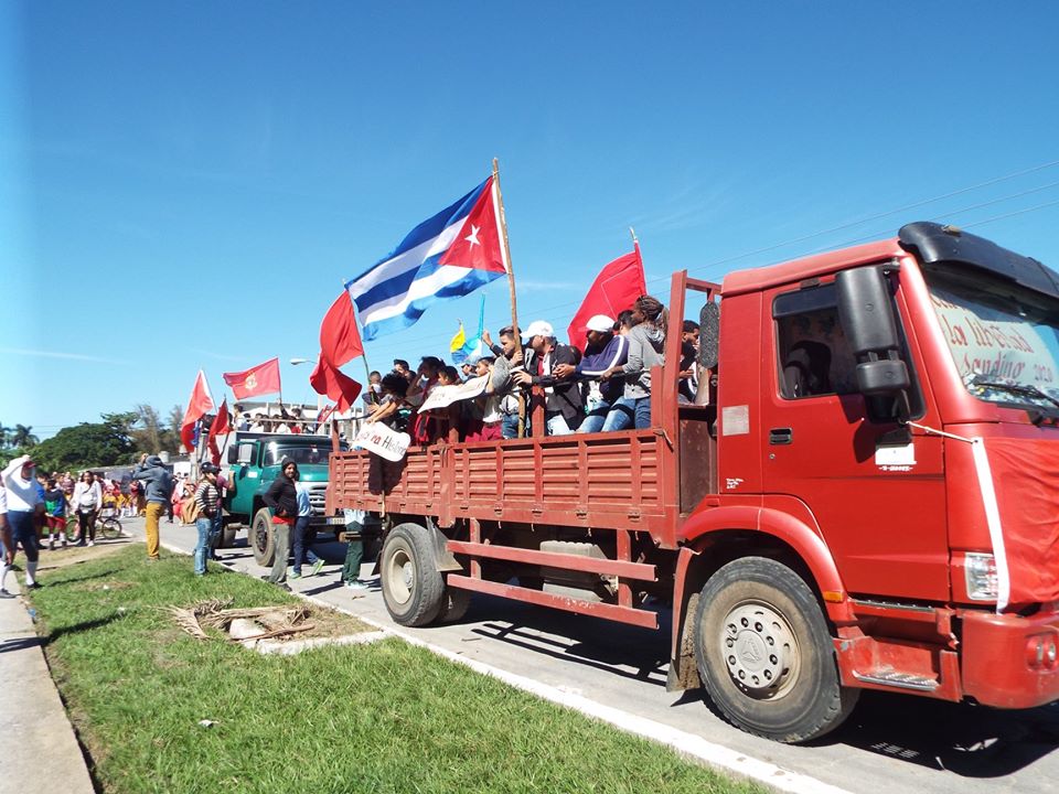 Reeditan jóvenes sandineses, paso de la Caravana de la Libertad por Pinar del Río