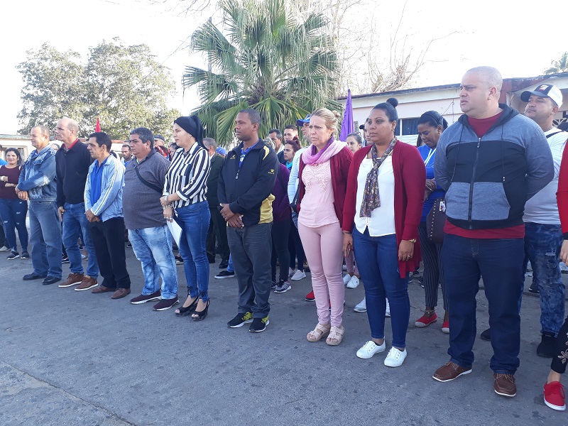 Tuvo lugar en Sandino acto municipal por la creación de la Central de Trabajadores de Cuba