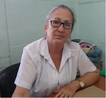 La Vicedirectora de Higiene y Epidemiología en el Policlínico Ernesto Guevara de la Serna. Barbarita Fuentes Ledesma habla sobre prevención de coronavirus