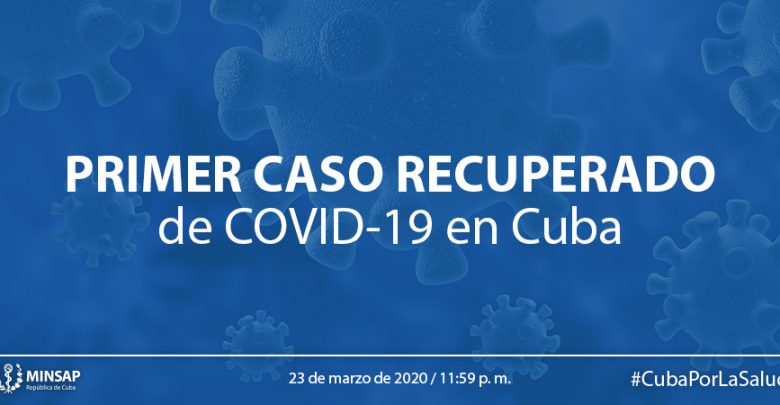 Cuba reporta el primer caso recuperado de la Covid-19
