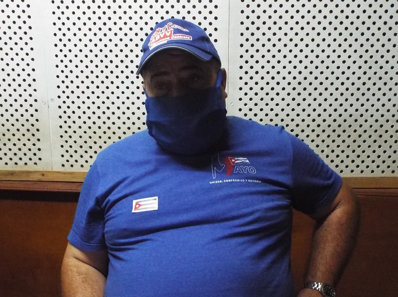 Rubén Yoga Cisto secretario provincial de la Central de Trabajadores de Cuba