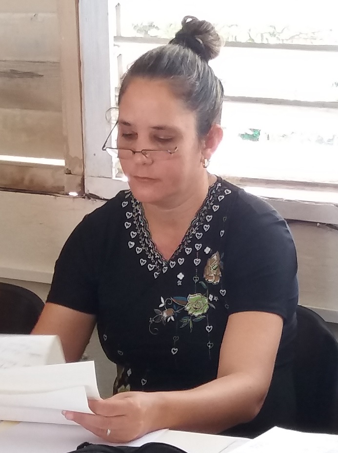 María de las Nieves López Poo, miembro de una familia con disciplina frente a la COVID-19
