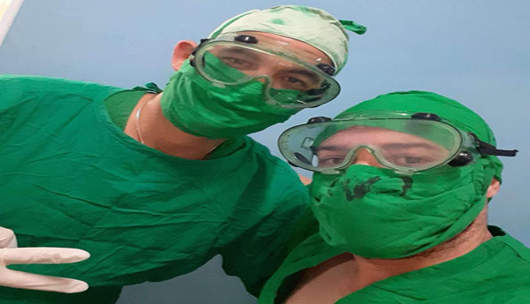 Médicos pinareños luchan contra la COVID-19
