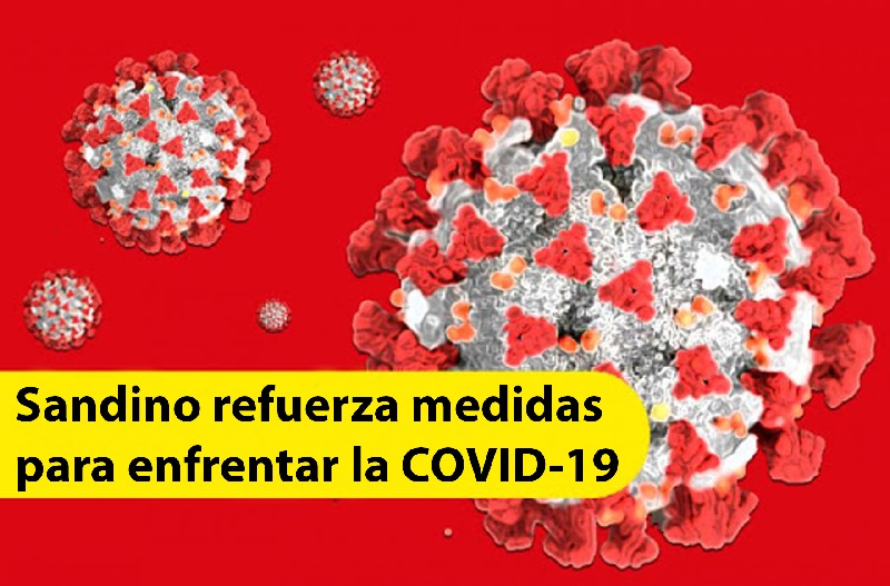 sandino refuerza medidas covid-19