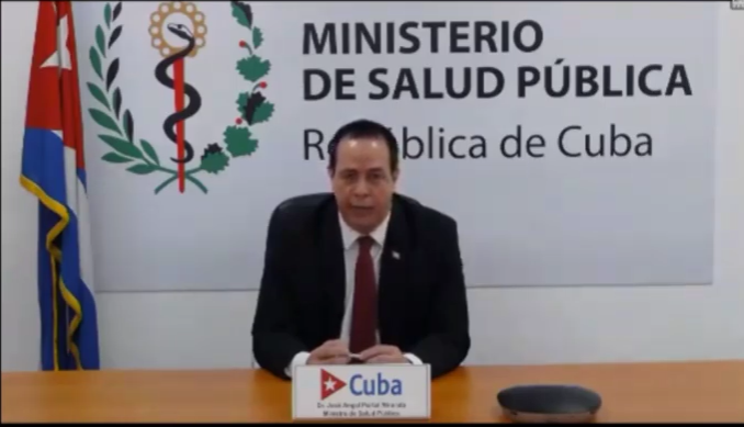 Ministro cubano de Salud intervino en Asamblea Mundial de Salud