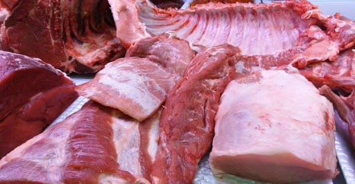 Venta de Carne de cerdo en mercado agropecuario Sandino
