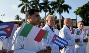 Regresa a Cuba este lunes la primera brigada médica cubana del Contingente “Henry Reeve” que llegó a Italia